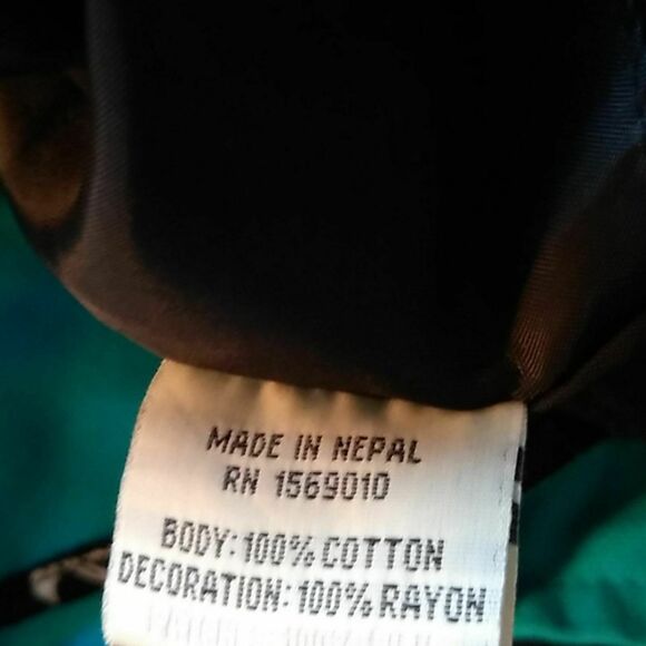 Yak Magik Women's jacket. Size L One of a Kind NWOT Artwear FUN BOLD - Picture 8 of 10